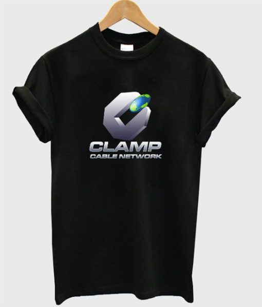 clamp cable network t-shirt PT20N