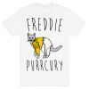 freddie purrcury cat tshirt FD29N