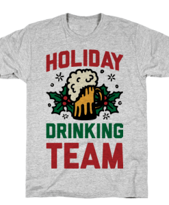 holiday drinking team Tshirt FD29N