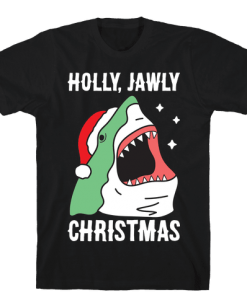 holly jawly christmas tshirt FD29N