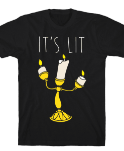 it's lit lumire parody Tshirt FD29N