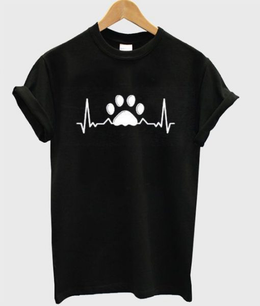 paw heartbeat t-shirt EV20N
