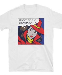 the world is carmen diego T- shirt ER13N