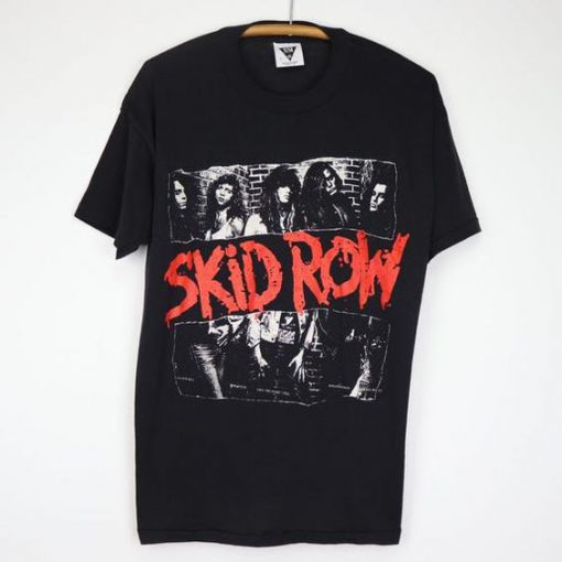 vintage 1989 Skid Row Shirt FD29N