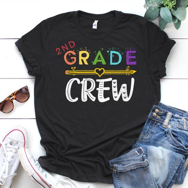 2nd Grade Crew t-shirt FD2D - outfitfuture.com