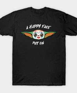 A happy face Baby Yoda Tshirt FD24D