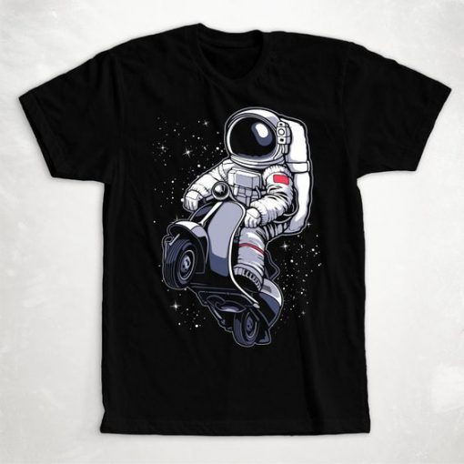 Astronaut scooter t shirt FD5D