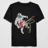 Astrounout And Guitar Tshirt FD9D