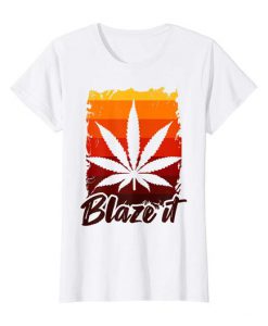 BLAZE IT Funny Marijuana T-Shirt FD18D