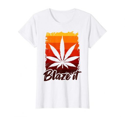BLAZE IT Funny Marijuana T-Shirt FD18D