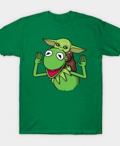 Baby Yoda and Frog tshirt FD24D