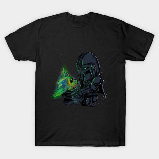 Baby Yoda and Mando tshirt FD24D