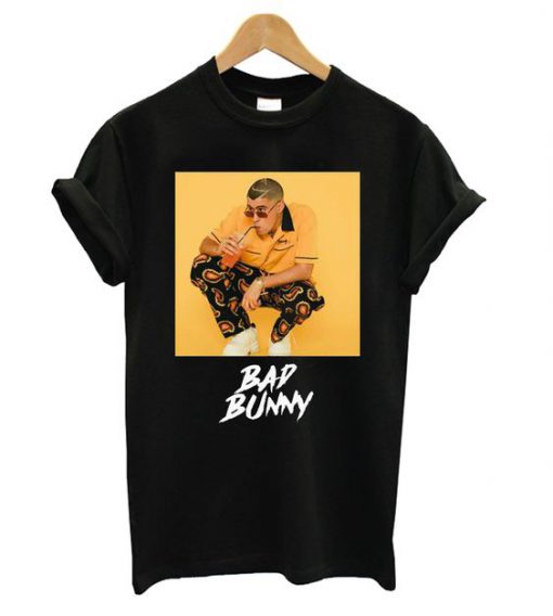 Bad Bunny Black T shirt SR7D