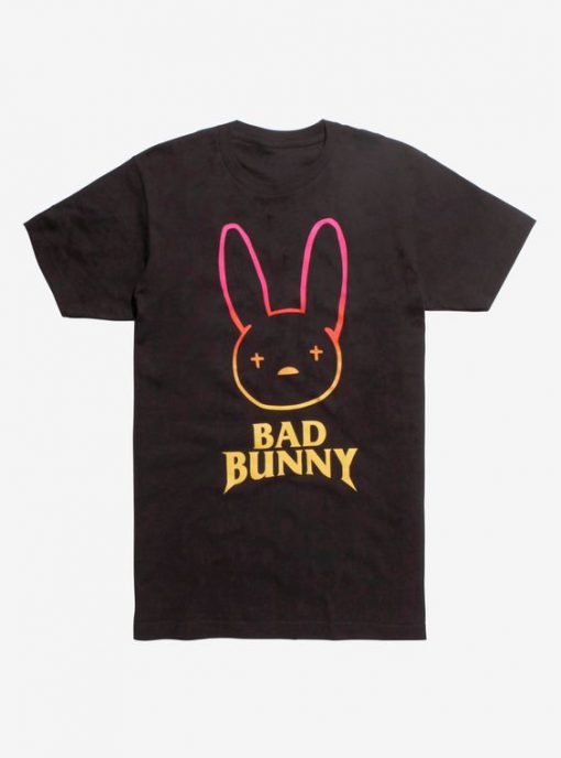 Bad Bunny Neon T Shirt SR7D