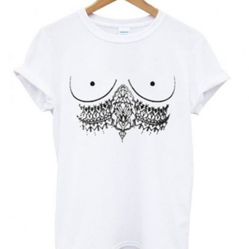 Boob tattoos t-shirt FD5D