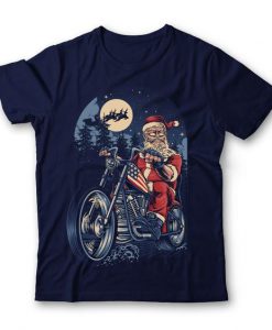 CHOPPER SANTA T-shirt FD5D