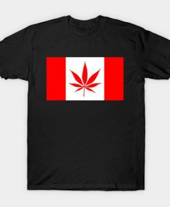 Canada Marijuana Tshirt FD18d