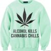 Cannabis Chills Sweatshirt FD18D