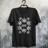 Cannabis White black tshirt FD18D