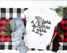 Castle Light And Holiday Tshirt EL6D