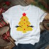 Christmas Tree Eyelashes Tshirt EL6D