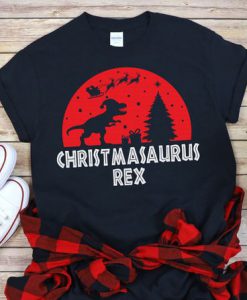 Christmasaurus Rex Tshirt EL6D