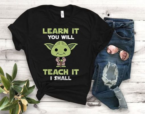 Cute Yoda T Shirt SR4D