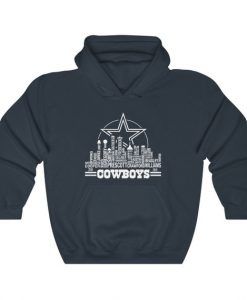 Dallas Cowboys Skyline Hoodie FD2D