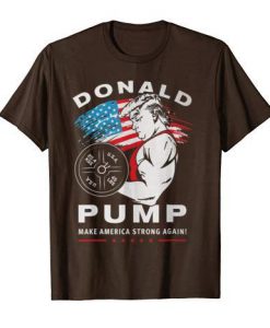 Donald Pump Brown Tshirt FD9D