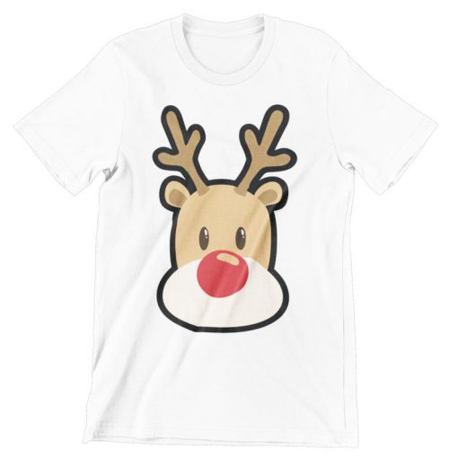 Festive Reindeer Head T-Shirt FD2D