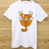 Garfield Scratching Tshirt EL3D