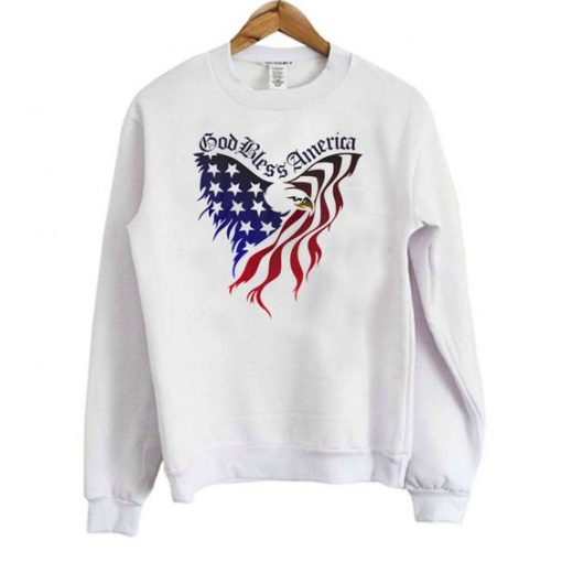 God Bless America Sweatshirt FD18D