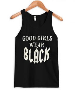 Good Girls Wear Black Tanktop FD18D