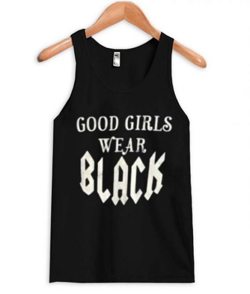 Good Girls Wear Black Tanktop FD18D