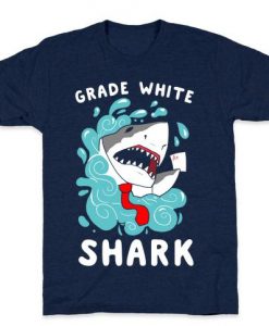 Grade White Shark T-Shirt AZ23D