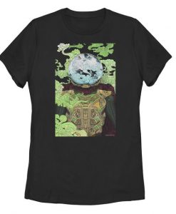 Green Smoke Portrait T-Shirt AZ23D