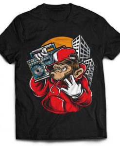 Hiphop Ape graphic t shirt FD5D