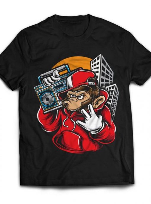 Hiphop Ape graphic t shirt FD5D