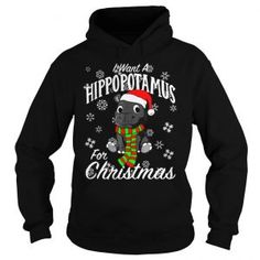 Hippotamus Christmas Hoodie EL6D