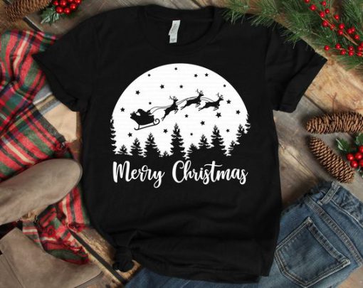 Holy Night Christmas Tshirt EL6D