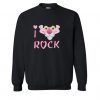 I Love Rock Pink Panther Sweatshirt FD2D