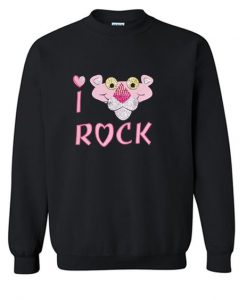 I Love Rock Pink Panther Sweatshirt FD2D