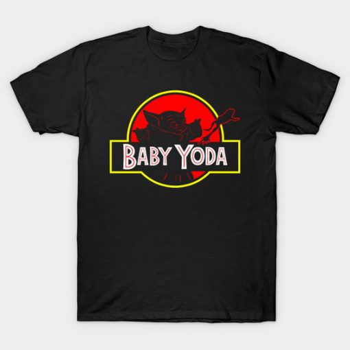 Jurassic Baby Yoda T-Shirt Fd24D