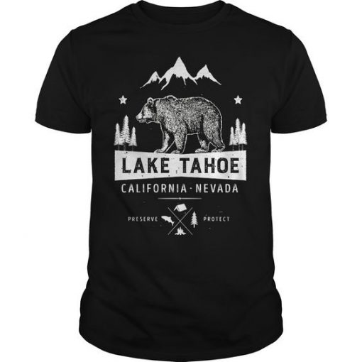 Lake Tahoe California T Shirt SR4D