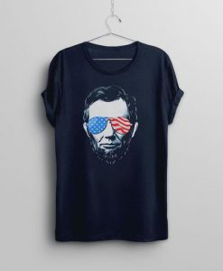 Lincoln With Sunglasses T Shirt SR4D