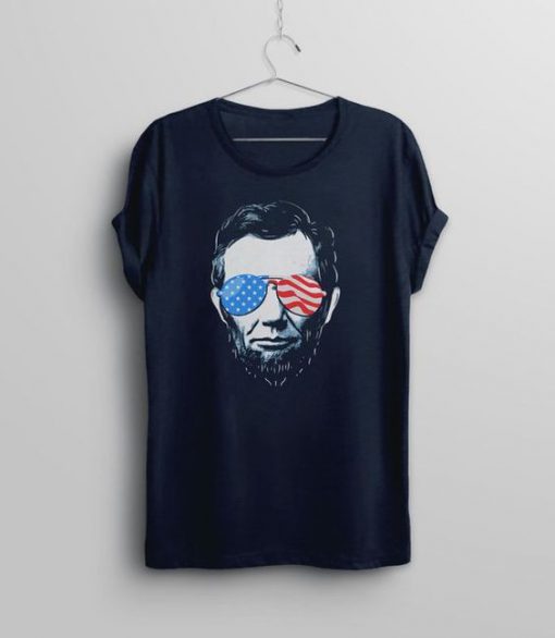 Lincoln With Sunglasses T Shirt SR4D