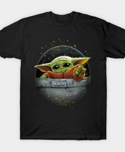 Mandalorian Baby Yoda T-Shirt Fd24D