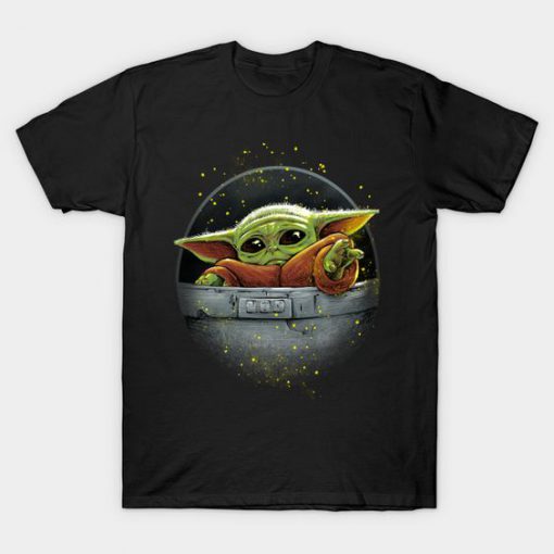 Mandalorian Baby Yoda T-Shirt Fd24D