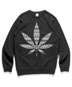 Marijuana Tribal Sweatshirt FD18d