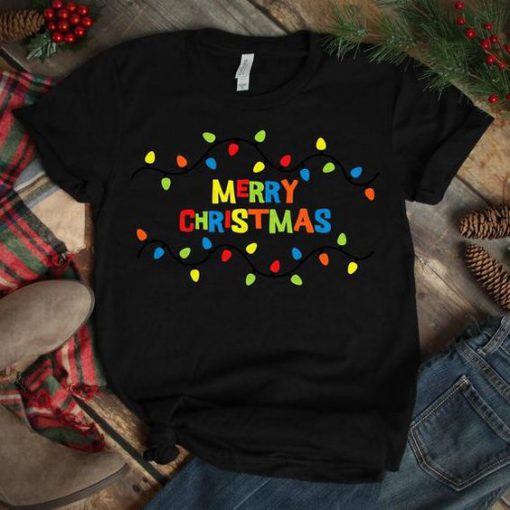 Merry Christmas Colorful Tshirt EL6D